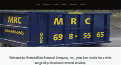 Desktop Screenshot of metroremoval.com